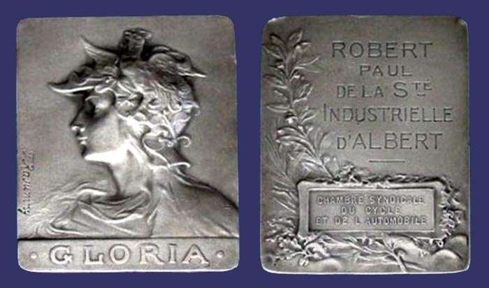 "Gloria" Automotive Syndicate Award Plaque
[b]From the collection of Mark Kaiser[/b]
