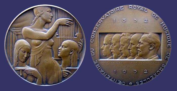 Centenary of the Royal Music Conservatory of Belgium, 1932

