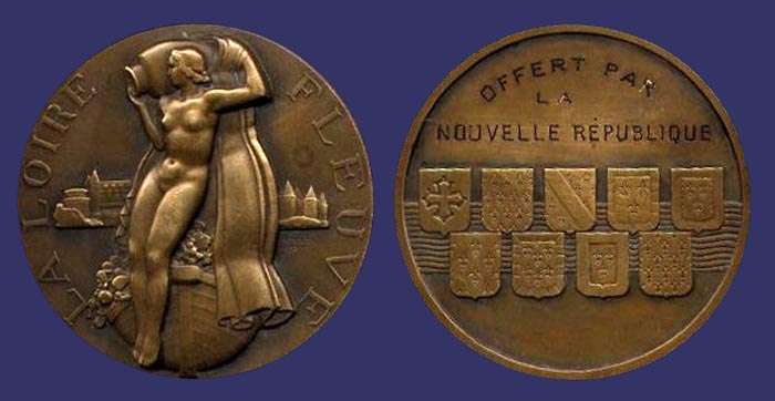 La Loire Fleuve, Nouvelle Republique's Award Medal, 1936
[b]From the collection of Mark Kaiser[/b]
