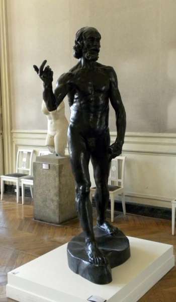 Saint John the Baptist, 1880, Rodin Museum, Paris
[b]Photo by John Birks, May 2011[/b]

Bronze, Cast by Alex Rudier, 1915?
Height:  203 cm
Width:  71.7 cm
Depth:  119.9 cm
