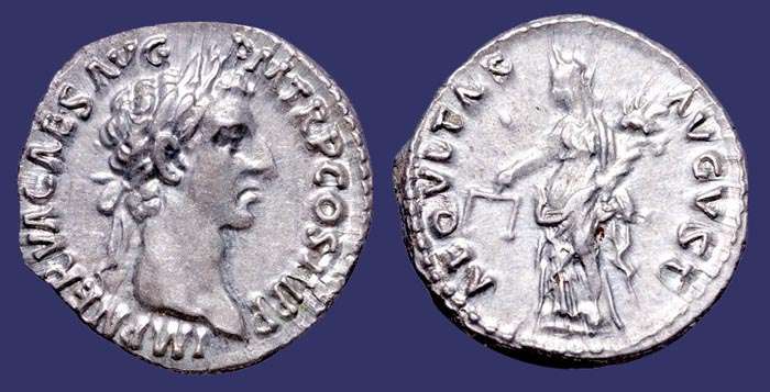 Roman, Nerva, Silver Denarius, 96-98 AD

