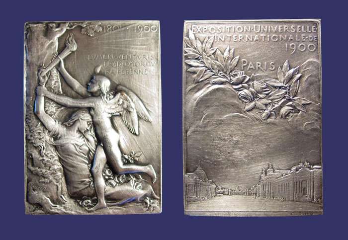 Exposition Universelle Internationale de Paris, Jury Medal, 1900
[b]From the collection of John Birks[/b]
Keywords: Oscar Roty art nouveau