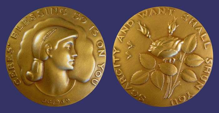 Society of Medalists Issue No. 20, Ceres, 1939
[b]From the collection of John Birks[/b]
