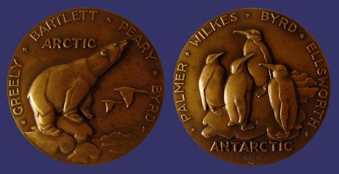 Society of Medalists Issue No. 24, Arctic - Antarctic, 1941
[b]From the collection of John Birks[/b]
