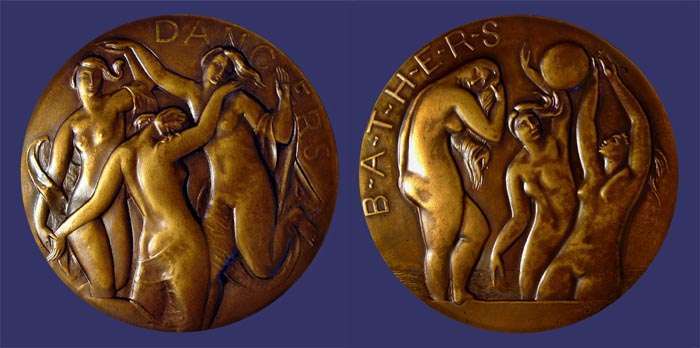 SOM#065, Oronzio Maldarelli, Dancers - Bathers, 1962
[b]From the collection of John Birks[/b]

[i]Number Issued:  915 Bronze[/i]
Keywords: SOM