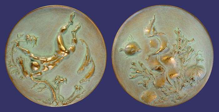 Society of Medalists Issue No. 70, Seascape, 1964
[b]From the collection of John Birks[/b]
