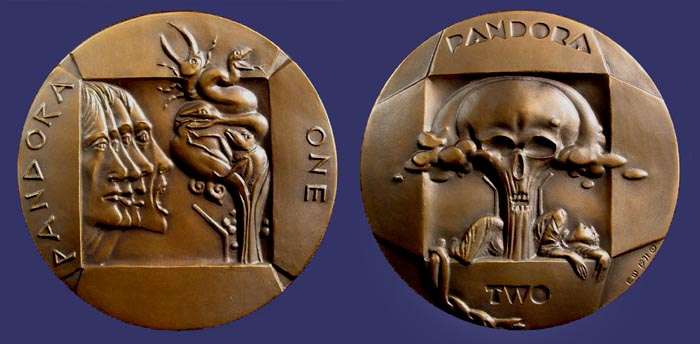 Society of Medalists Issue No. 84, Charles Lindbergh, Pandora, 1971
[b]From the collection of John Birks[/b]
