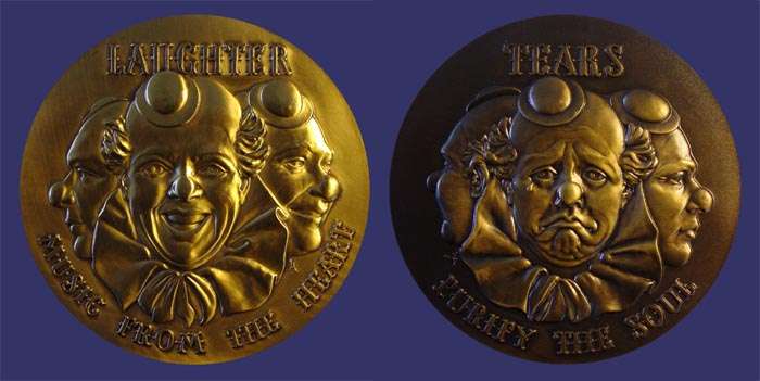 Society of Medalists Issue No. 100, Laughter and Tears, 1979
[b]From the collection of John Birks[/b]
