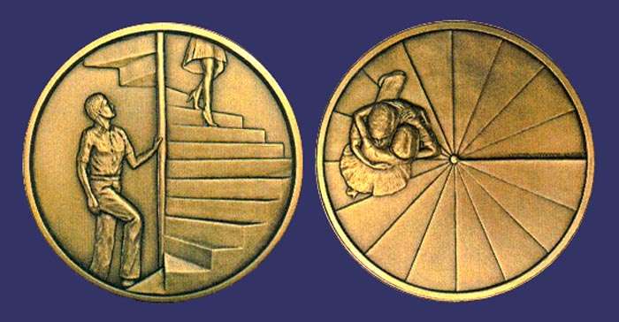 Society of Medalists Issue No. 123, Staircase, 1991
