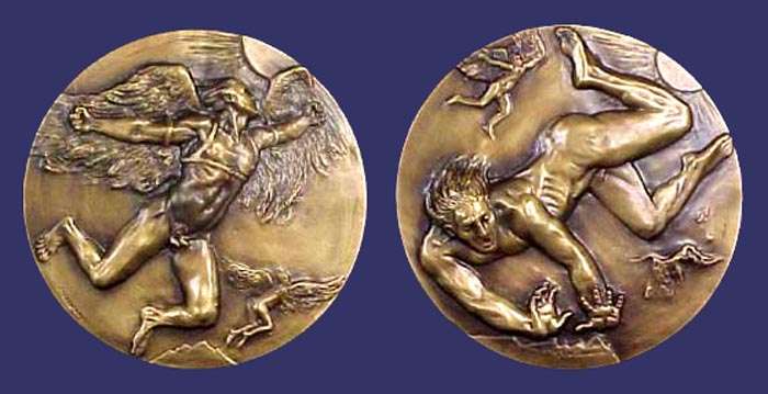 Society of Medalists Issue No. 124, Icarus, 1992
