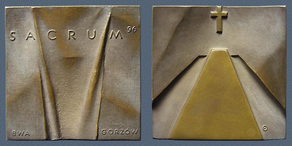 SACRUM96, cast bronze, 77x80 mm, 1996
Keywords: contemporary