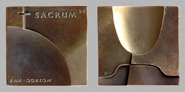 SACRUM98, cast bronze, 75x76 mm, 1998
Keywords: contemporary