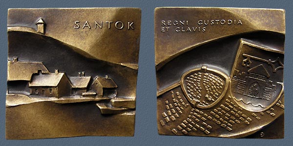 SANTOK, cast bronze, 80x80 mm, 1993
Keywords: contemporary
