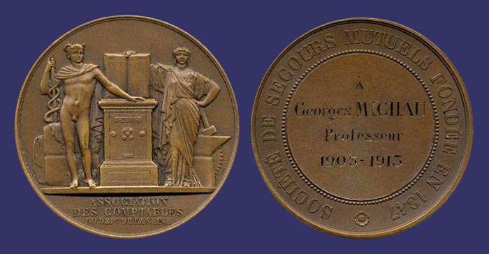 Association des Comptables - Societe de Secours Mutels
Awarded ca. 1913
