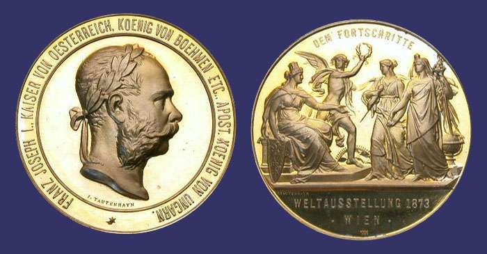 Vienna World Expo Medal, 1873
[b]From the collection of Mark Kaiser[/b]
