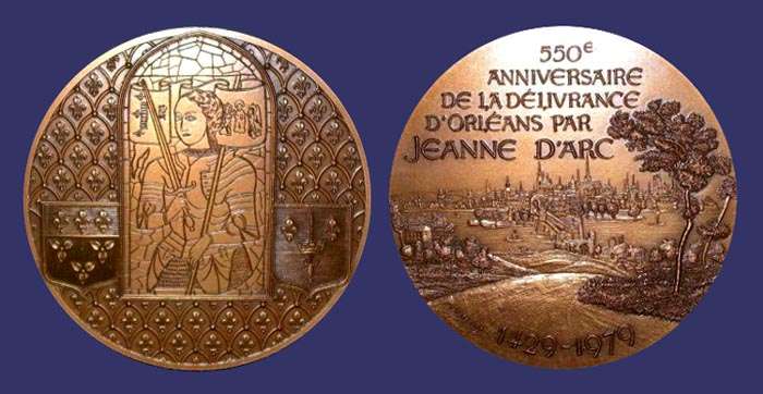 550 Year Anniversary of the Deliverance of Orleans by Joan D'Arc, 1979
