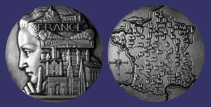 Turin, Pierre, Paris, Silver
Silver, 80.7 mm, 296 g

Edge:  Cornucopia mint mark and 1ARGENT

Keywords: favorites