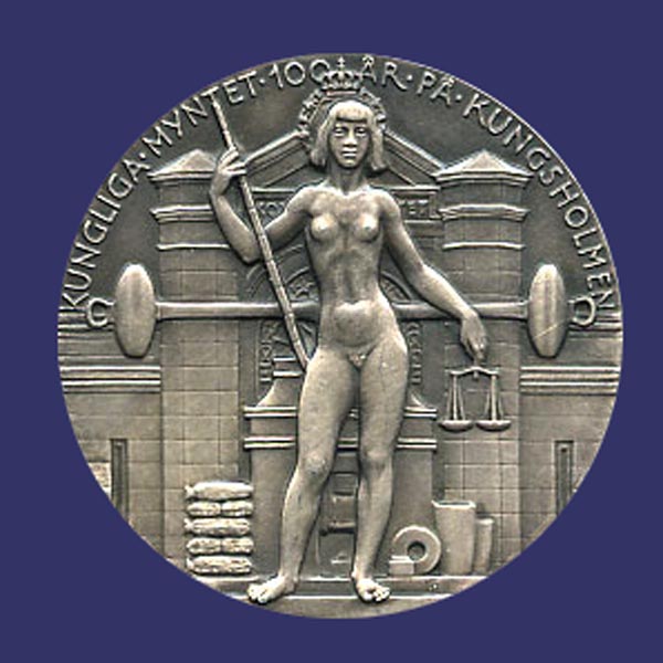 Unsigned, Swedish Numismatics Medal
