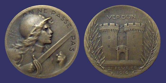 WWI Verdun Medal, 1917
