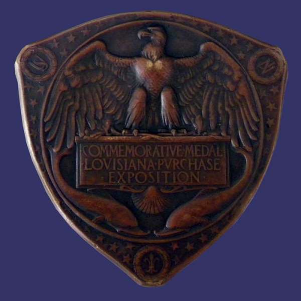 Weinman, Adolph Alexander, Louisiana Purchase Universal Exposition, St. Lewis, Commemorative Medal, 1904, Reverse

