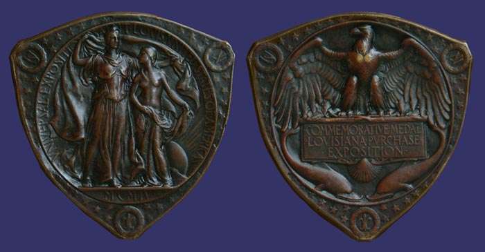 Louisiana Purchase Universal Exposition, St. Lewis, Commemorative Medal, 1904
[b]From the collection of John Birks[/b]
