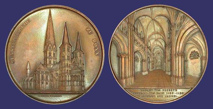 Bonn Munster Cathedral, 1855
