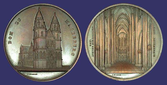 Cathedral at Magdeburg, 1865
