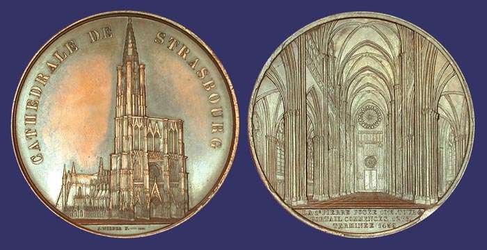 Cathedral at Strasbourg, 1861
