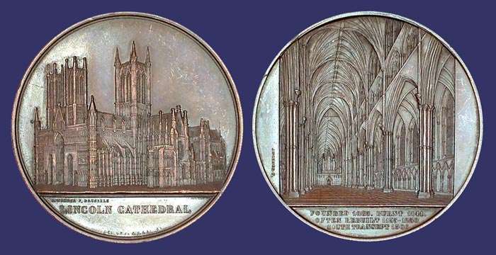 Lincoln Cathedral, 1857
