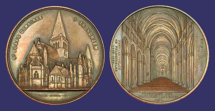 St. Olaf's Cathedral at Trondheim, 1862
