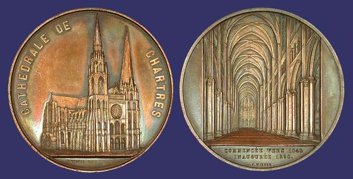 Chartres Cathedral, 1861

