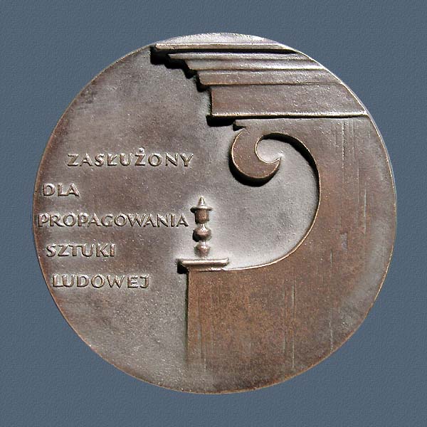 STANISLAW WITKIEWICZ, cast bronze, 88x90, 1979, Reverse
Keywords: contemporary