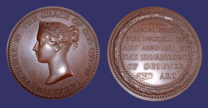 Queen Victoria - Local Prize Medal for Art and Science, 1856
[b]From the collection of Mark Kaiser[/b]
