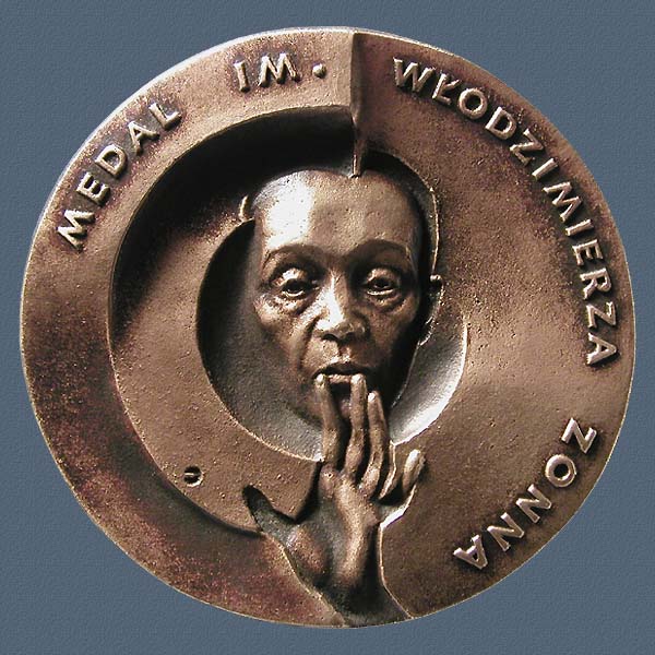 WLODZIMIERZ ZONN (prize medal of the Polish Society of Astronomers), cast bronze, 90 mm, 1981, Obverse
Keywords: contemporary