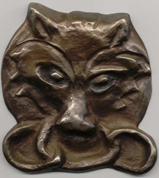 Wolf
Cast Bronze, 110 x 105 x 10 mm, Uniface
Limited Edition of 24

