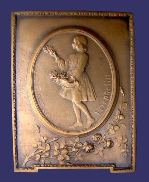 La Fleur de l'Orphelin (Orphan's Flower), Obverse
From the collection of Mark Kaiser
Keywords: art nouveau