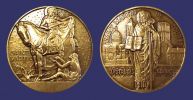 Crouzat, Georges, St. Martin of Tours Medal, 1974 restrike of 1939 medal-obv.jpg