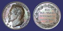 Dantzell, Joseph, Death Medal of Napoleon III, 1852-combo.jpg