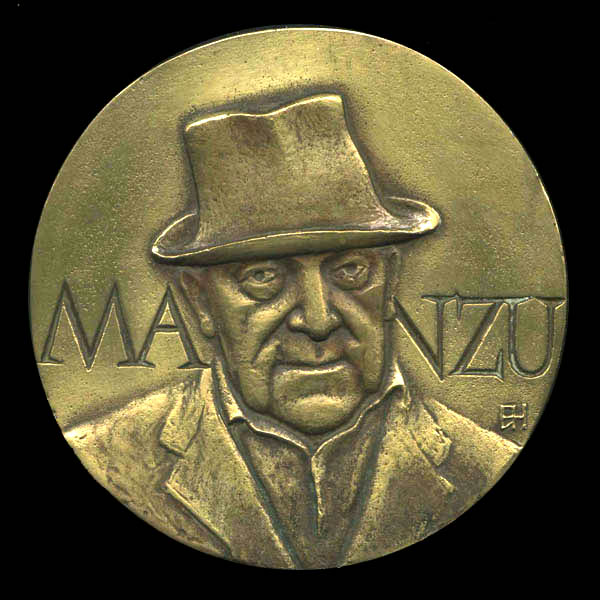 MANZU, 1985, 115 mm, Brass
Keywords: contemporary