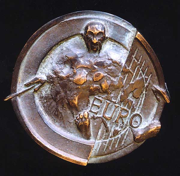 EURO, 2003, 90 mm, Brass
