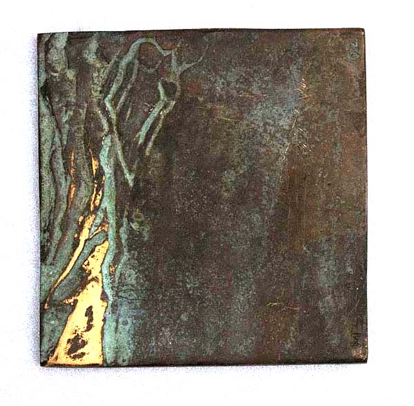 PATH 1, 2002, 65 x 65 mm, Brass
