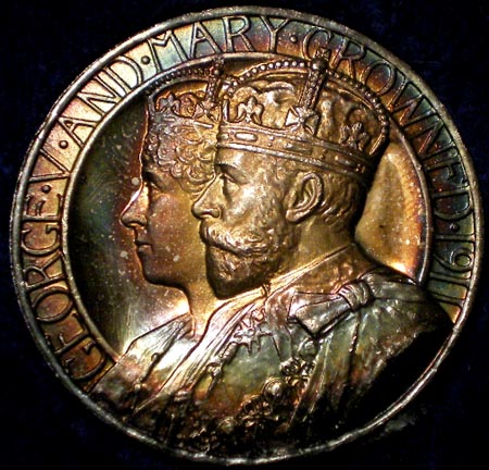 1911 - 1936 George V and Mary 
Silver 39mm 30gms
