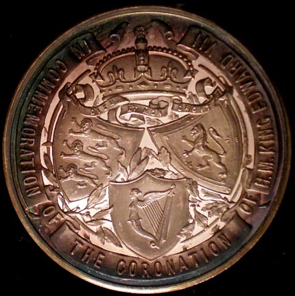 1902-1911 Edward VII by John Pinches Ltd London
Silver 36mm 25gms
