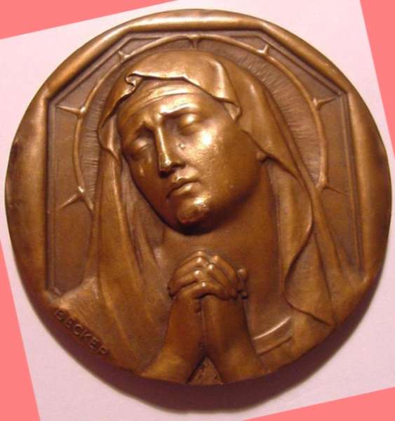 "The Sorrowful Mother of Jesus" by: BECKER obverse
