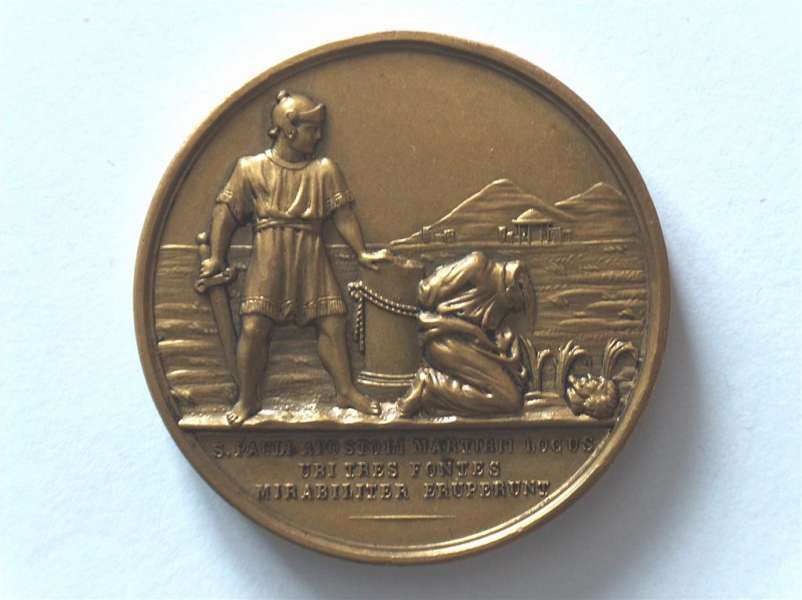 Medal religijny XIX w
