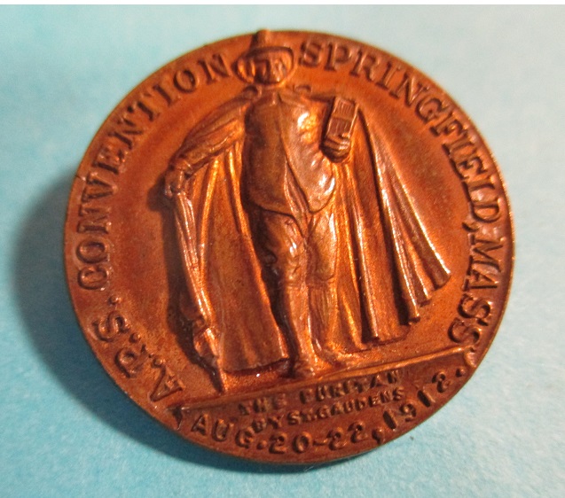 1912 A.P.S. CONVENTION MEDAL
Uniface with pin on reverse - Bronze
25.5mm
Unlisted in Storer
